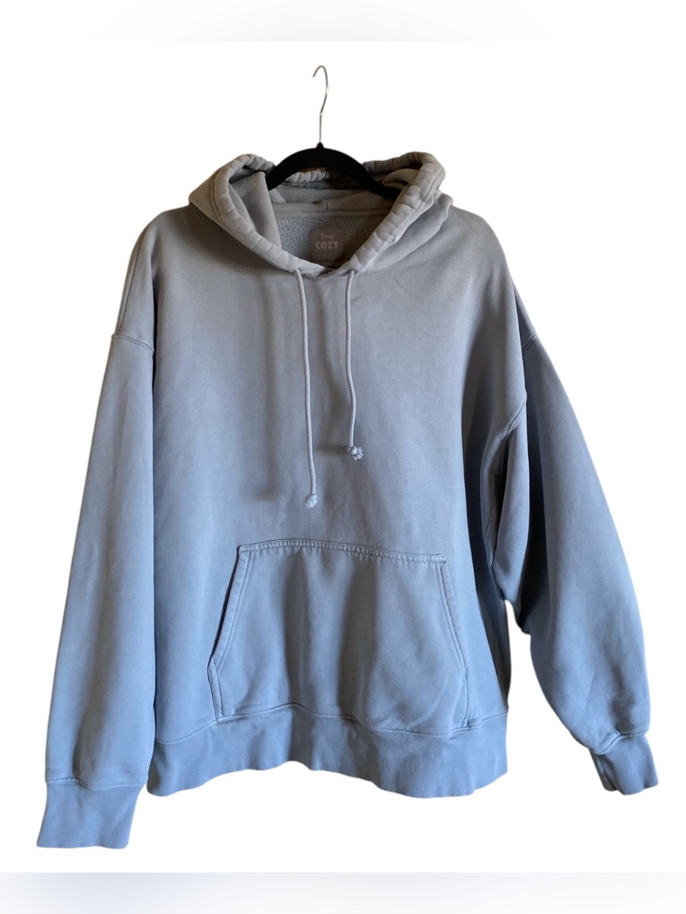 Women’s Aritzia TNA COZY FLEECE Pullover Hoodie Sweatshirt 3 Large